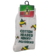 Wholesale - 1pk MEN ELF COTTON HEDED SOCKS SIZE 10-13, UPC: 193159152482